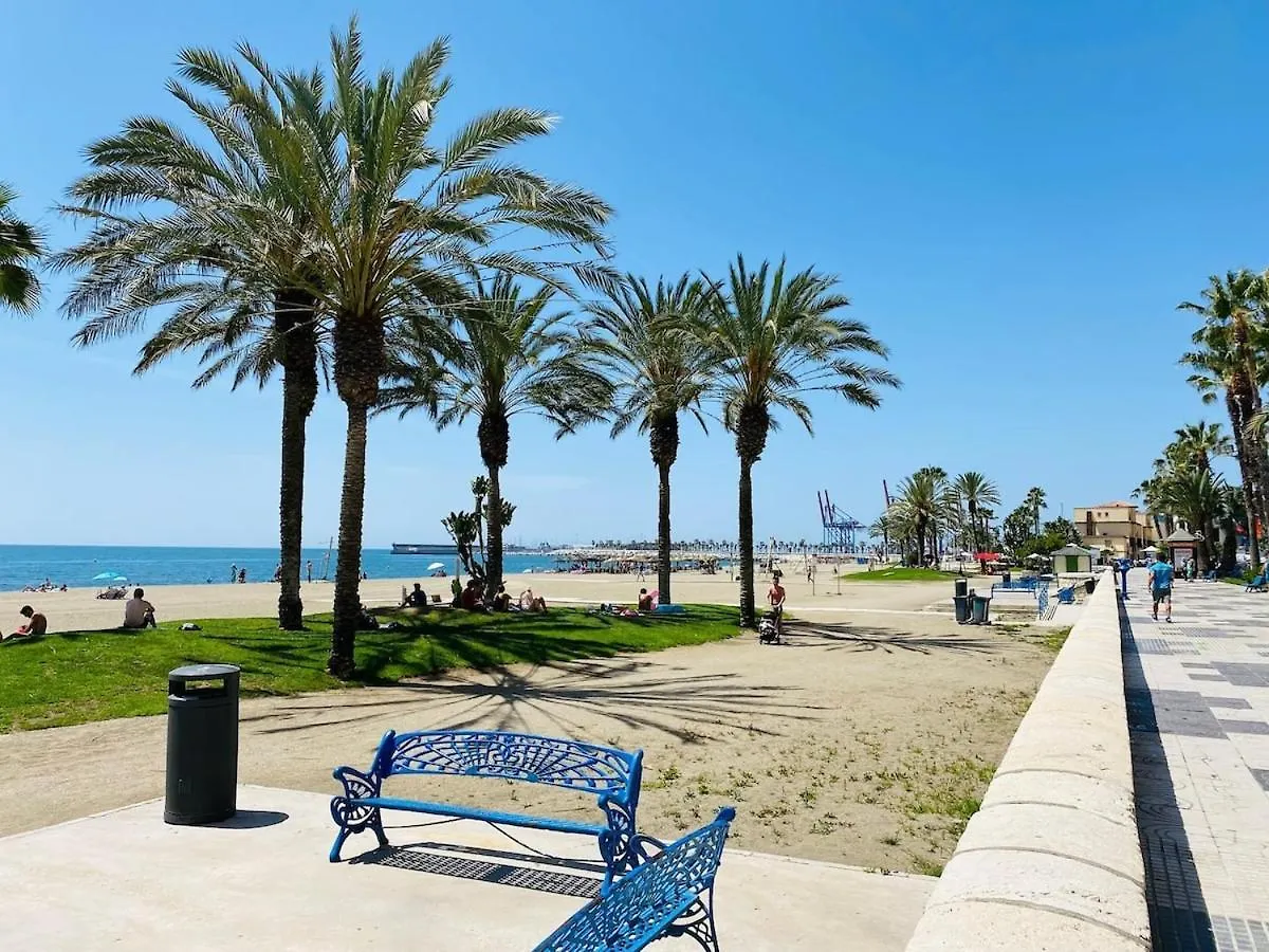 Apartamento Junto A La Playa De La Malagueta & Parking 马拉加 0*,